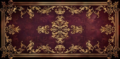 Regal Opulence Ornate Royal Backgrounds