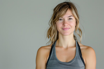 Photo of a Beautiful Female Fitness Instructor, Generative AI