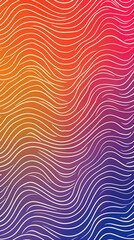 Abstract pattern with colorful gradient-AI generated image