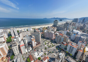 Praia do Gonzaga, Santos - Praça da Independência