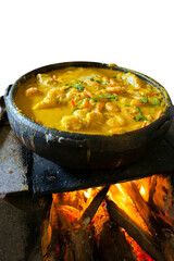 Moqueca fish and shrimp, traditional dish of Brazilian cuisine