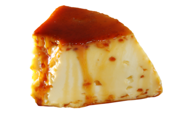 Condensed milk pudding with eggs