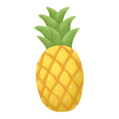 pineapple hand drawn illustration
