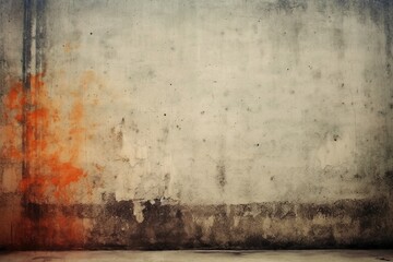 Fototapeta premium Rustic Beauty: Antique Gold Grunge with Worn-Out Elements and Concrete Frame