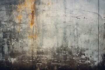 Enigmatic Abstract Grunge Aesthetics  on Concrete