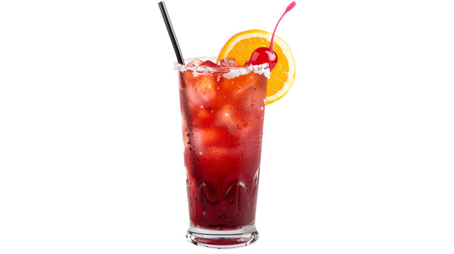 Party drink, Zombie cocktail isolated on a white background