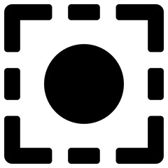 Fototapeta na wymiar camera focus icon, simple vector design