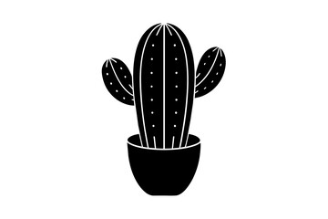 cactus silhouette vector illustration
