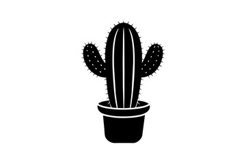 cactus silhouette vector illustration