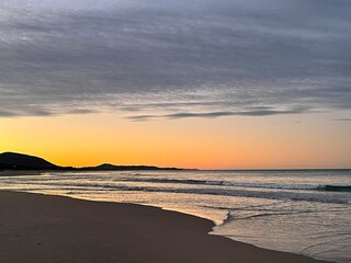 Fototapeta na wymiar Sunset, Sunshine Coast, Queensland, Australia