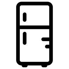 fridge icon, simple vector design