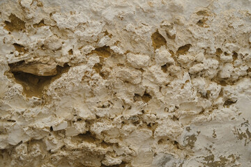 old crumbling wall, texture, historical architecture of Mediterranean cities, Cultural Heritage, deteriorating facade, weathered surface, distressed background