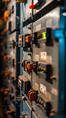 Robust and Efficient Design of Low Tension (LT) Switchgear featuring Circuit Breakers, LED Signal Lamps, and Protection Relays