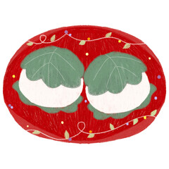 Kashiwamochi Japanese confection