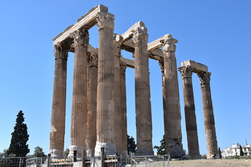 Olympian Zeus Temple in Athens, Greece