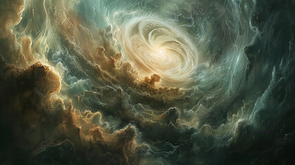 The swirling clouds of Jupiter, illuminated by the light of the distant Sun
