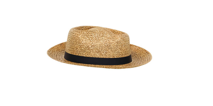 Brown straw hat Transparent Background Images 
