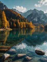 europe, panorama, beautiful, turquoise, landscape, lake, water, nature, scenery, travel, tourism, forest, blue, mountain, spring, summer, park, vacation, national, mountains, pond, alpine, field, envi