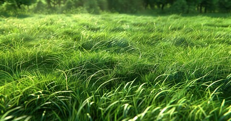The grass on the grassland is growing vigorouslyThe grass on the grassland is growing vigorously