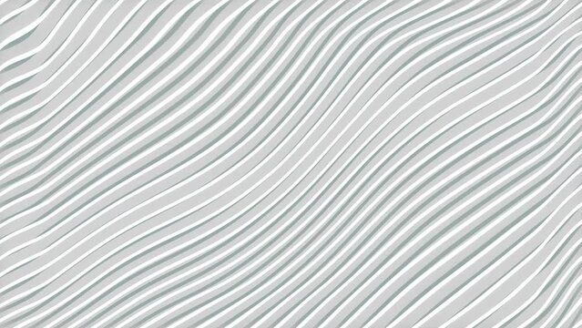 Geometric curved lines wavy animation background.