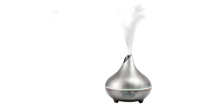 Silver aromatherapy diffuser Transparent Background Images 