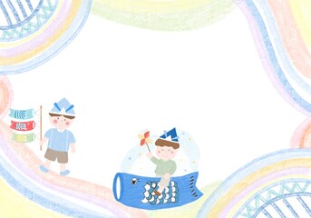 Kodomo no hi Japan Children’s day background 