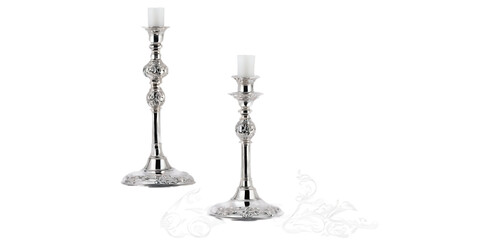 Silver plated candlestick Transparent Background Images