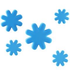 3D Icon Snow Illustration