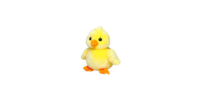 Yellow plush chick toy Transparent Background Images 