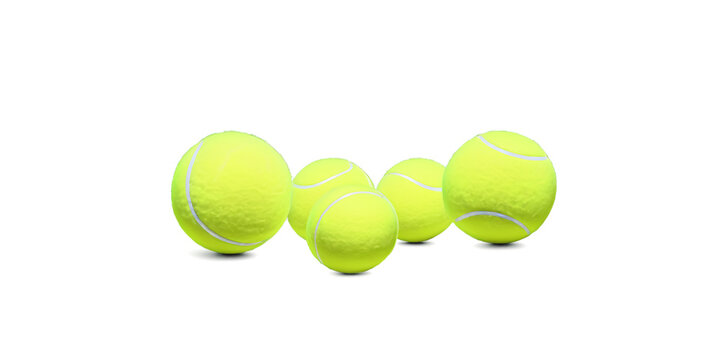 Yellow tennis ball Transparent Background Images 