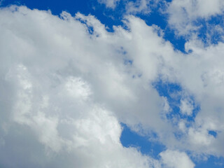 Obraz premium aerial view clouds and sky