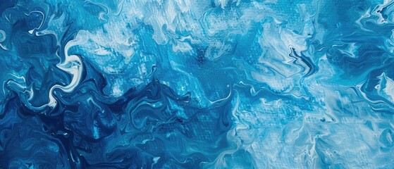 blue abstract fuzzy texture gouache macro, creative background.