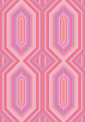 The background image is in pink tones, using shapes to arrange. Composition with gradation used for graphics