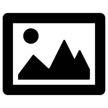 picture icon, simple vector design