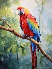 Majestic Macaws: Vibrant Images of Colorful Tropical Birds