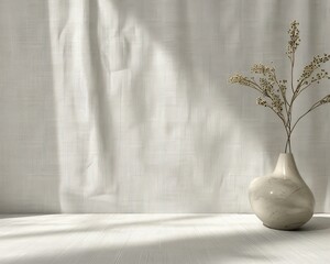 A simple elegant background of fine linen texture in a neutral tone