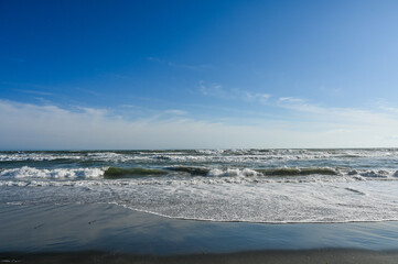 神奈川県江ノ島と湘南の海