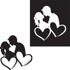 couple with heart,Silhouette People Images-silhouettes of people,People Silhouette Vector Images
 -silhouettes,silhouette art drawing-silhouette people-People Silhouette Images