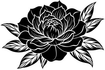 black and white lotus