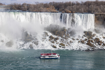 Fototapeta premium View of Niagara Falls, Canada and USA