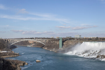 View of Niagara Falls, Canada and USA