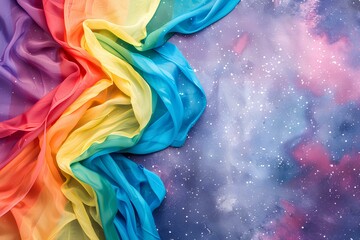 Rainbow background, gay pride, LGBTQ conccept background for copyspace