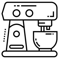 coffee machine icon, simple vector design