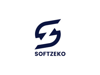 Tech  s lattermark logo design