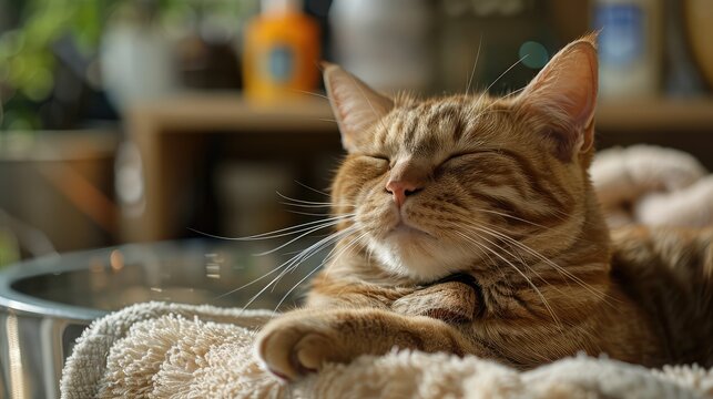 Cat Grooming Services, Vibrant images showcasing cat grooming services, including grooming sessions, cat spas