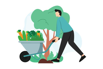 Labour Day Flat Illustration Design