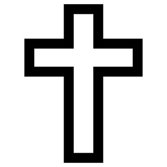 christianity symbol icon, simple vector design