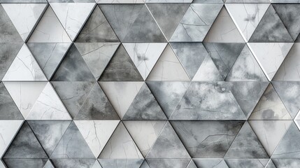 Obraz premium Geometric Stone Mosaic Abstract Background Banner