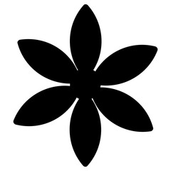 Fototapeta na wymiar flower icon, simple vector design
