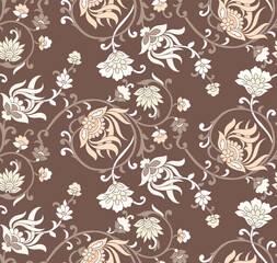 Obraz premium Seamless vector textile fabric pattern design